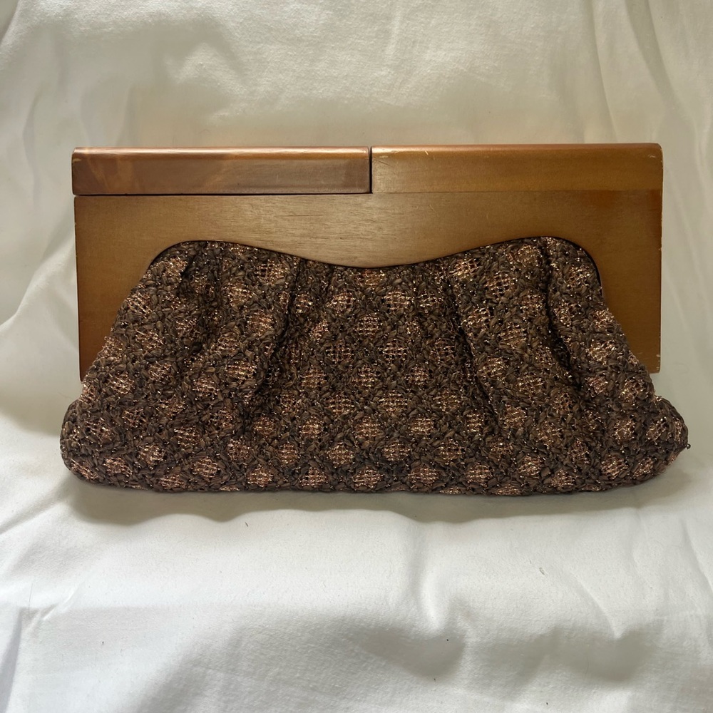 Elegant Brown Clutch Bag